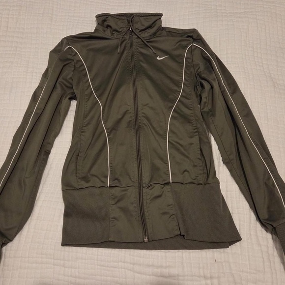 Nike Women's Olive Jacket - Picture 1 of 7